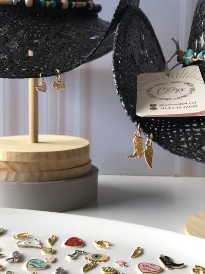 Ref. 04 / Sombrero Vaquero Luxury correa piedras o trenza y conchas - Imagen 8