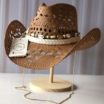 Ref. 04 / Sombrero Vaquero Luxury correa piedras o trenza y conchas